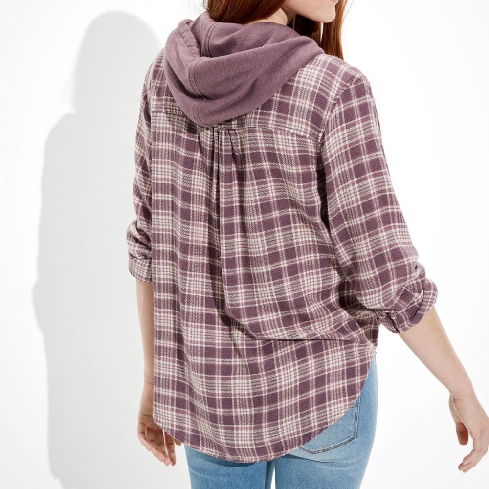 Hoodie flannel